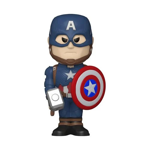 Avengers: Endgame Captain America Vinyl Funko Soda Figure - Entertainment Earth Exclusive