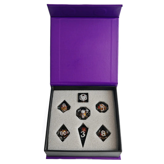 7-Set Mystery Sharp Edge Resin Dice Set
