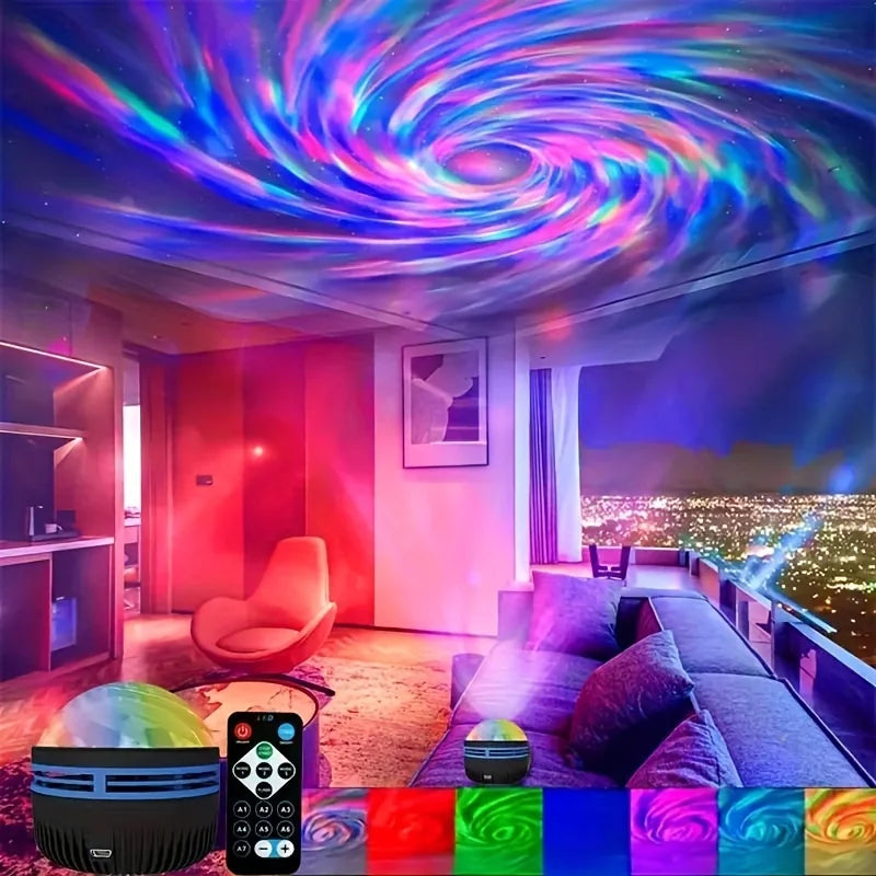 LED NightLights Galaxy Projector USB Rechargeable Starry Sky Lamp