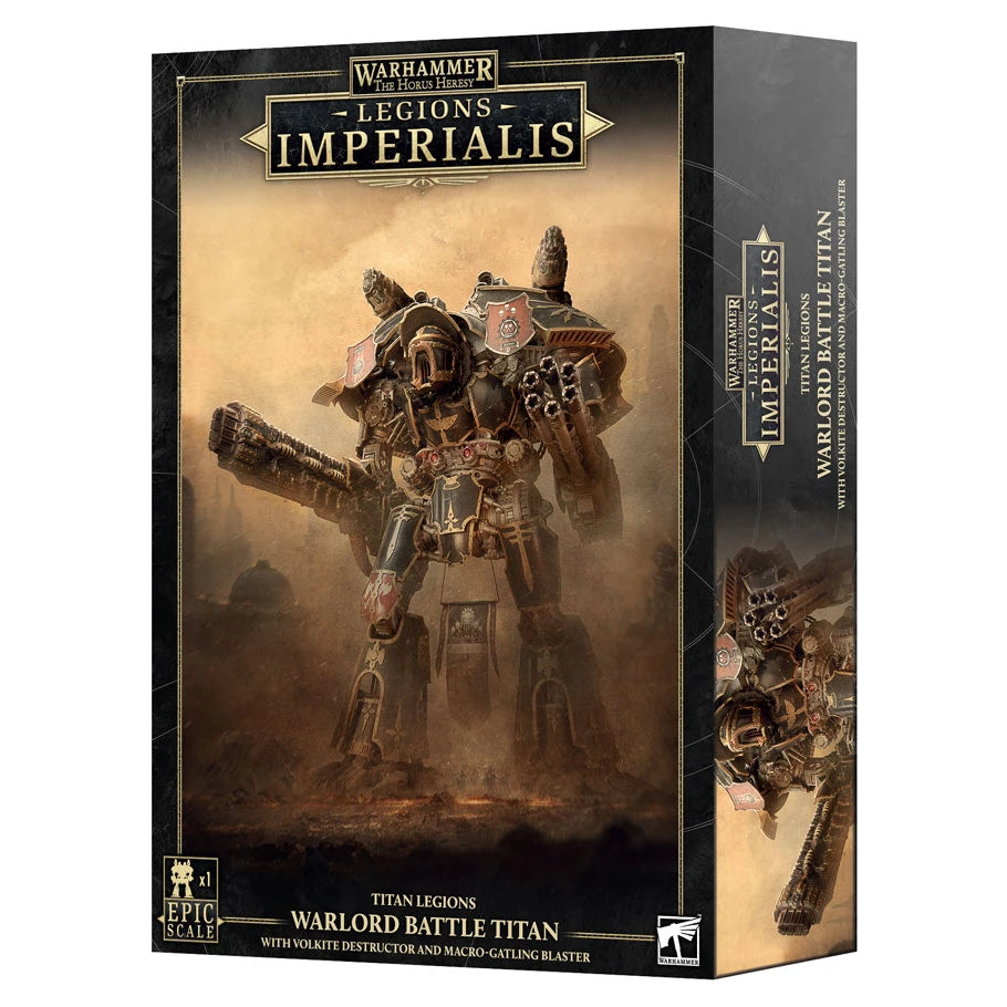 Horus Heresy: Legions Imperialis: Warlord Battle Titan Volkite & Macro-gatling Blaster