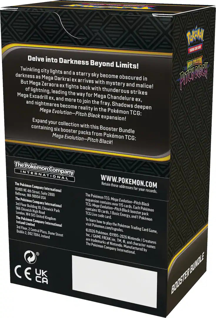Pokemon TCG: ME05: Pitch Black - Booster Bundle