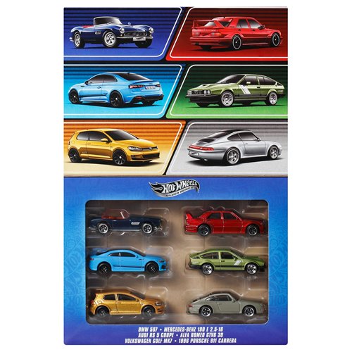 Hot Wheels European Die-Cast Metal Vehicle Multipack