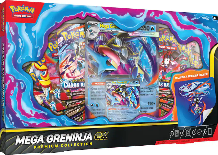 Pokemon TCG - ME04 - Chaos Rising: Mega Greninja EX Premium Collection