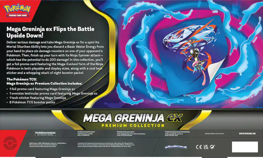 Pokemon TCG - ME04 - Chaos Rising: Mega Greninja EX Premium Collection