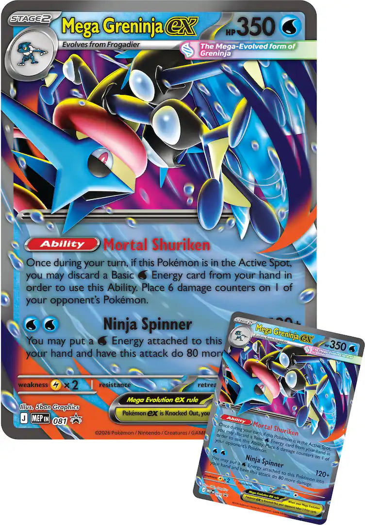 Pokemon TCG - ME04 - Chaos Rising: Mega Greninja EX Premium Collection