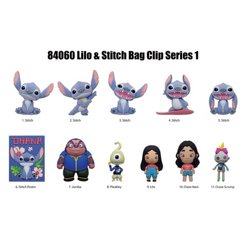 Lilo & Stitch 3D Foam Bag Clip
