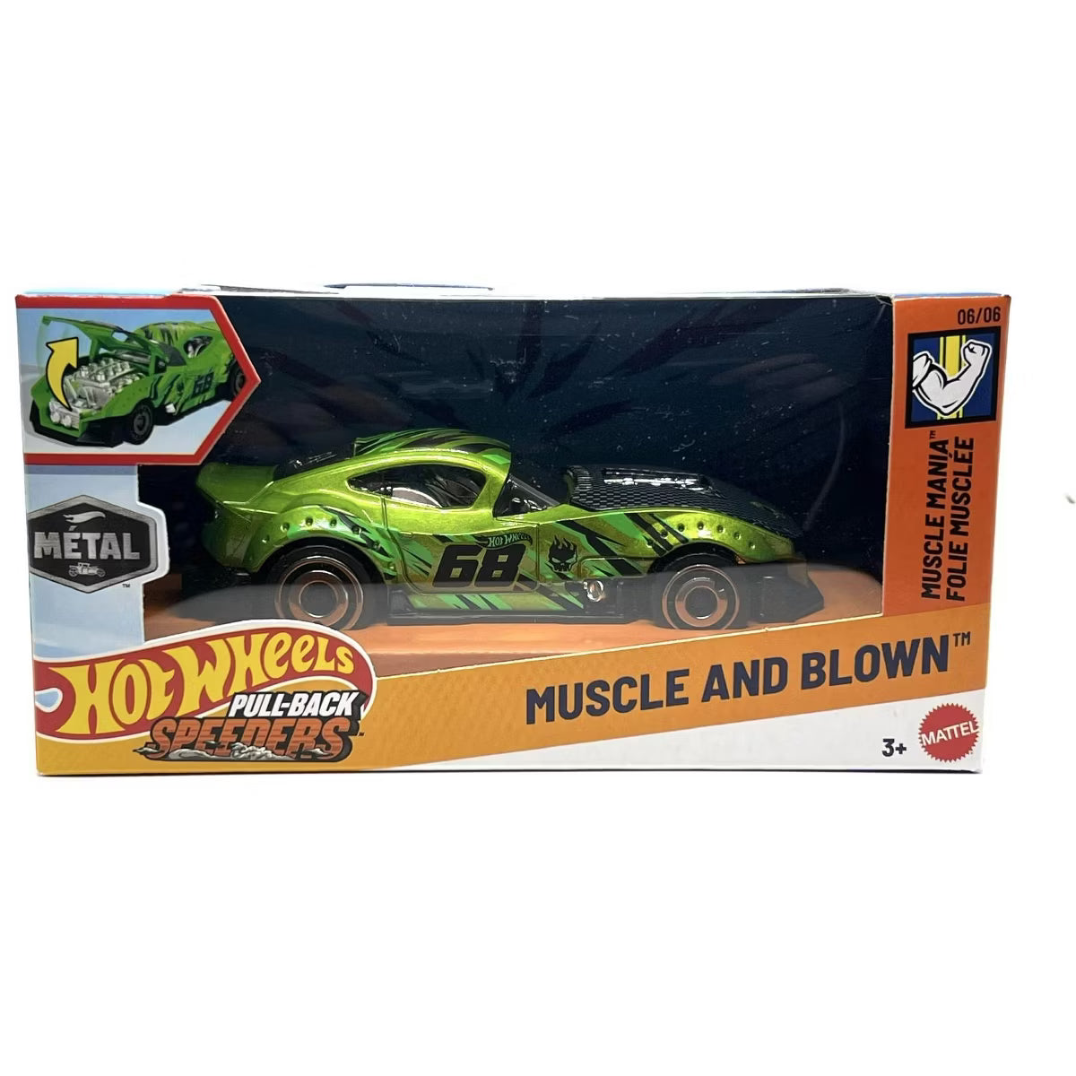 Hot Wheels Pull-Back Speeders 2025