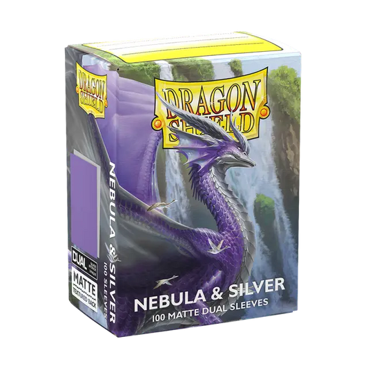 Dragon Shield:  Nebula & Silver Dual Matte Sleeves (100)