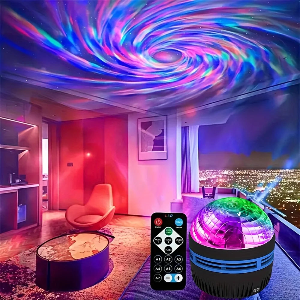 LED NightLights Galaxy Projector USB Rechargeable Starry Sky Lamp