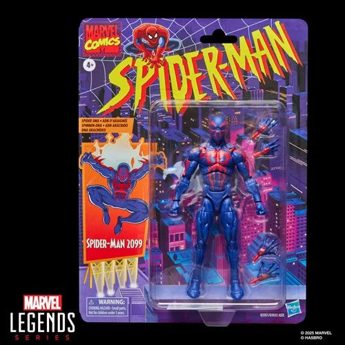 Spider-Man Marvel Legends Retro Cardback 6-Inch Action Figures 2026