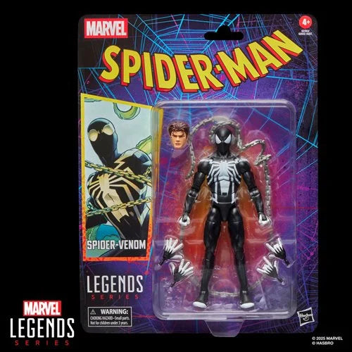 Spider-Man Marvel Legends Retro Cardback 6-Inch Action Figures 2026