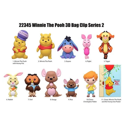 Winnie the Pooh Series 2 3D Foam Bag Clip