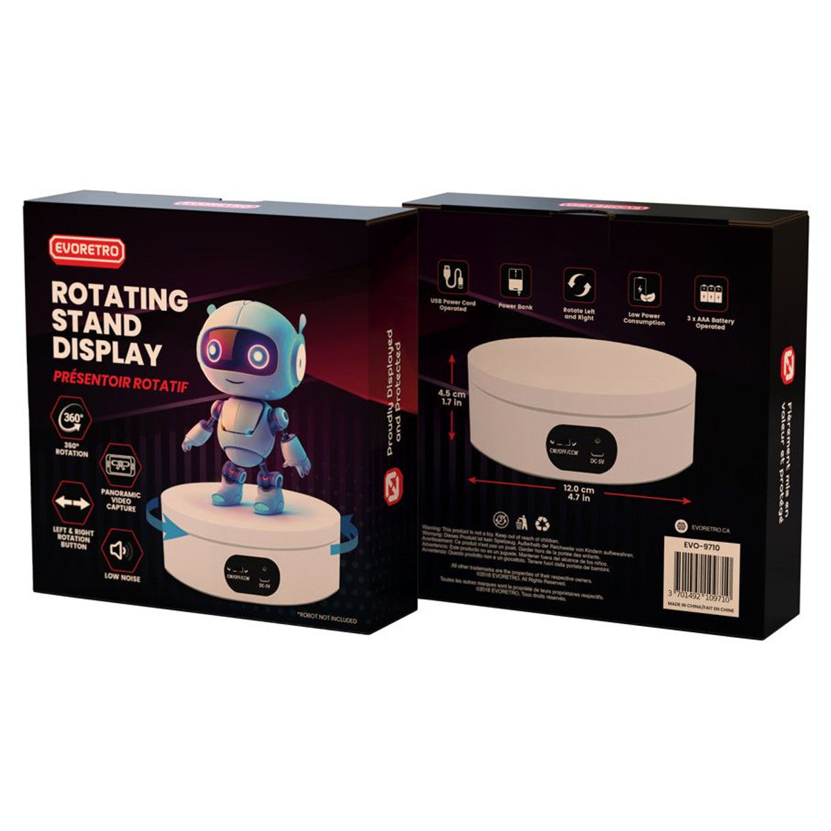 360 Degree Automatic Rotating Display