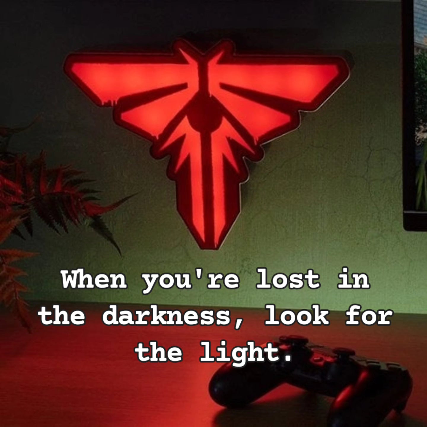 Last of Us Firefly Logo lamp